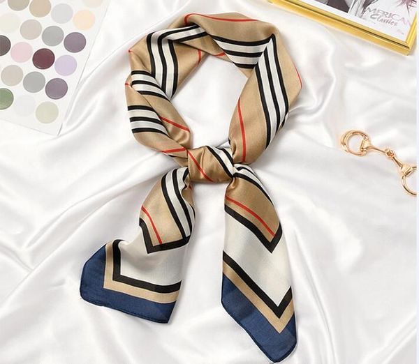 scarves yishine 70x70cm 3colors women multifunction polyester silk scarf elegant stripes printed casual satin small square wraps, Blue;gray
scarves yishine 70x70cm 3colors women multifunction polyester silk scarf elegant stripes printed casual satin small square wraps, Blue;gray