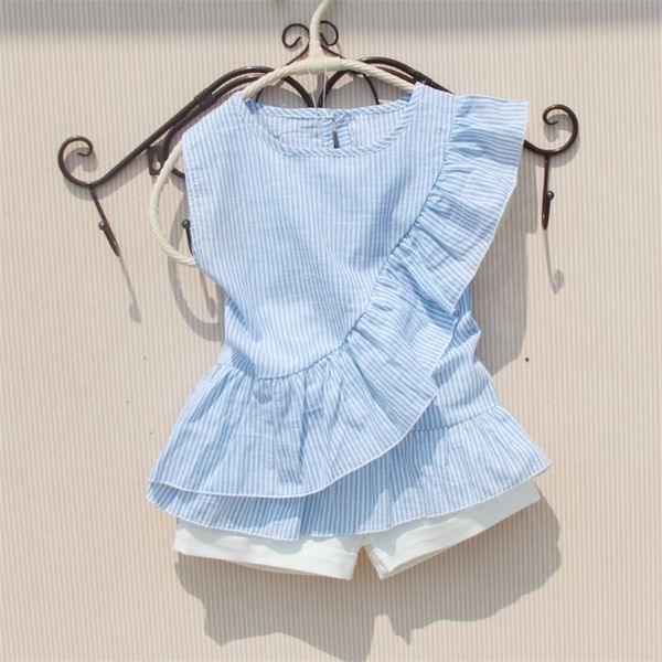 casual blouse girl new arrival summer solid white blouses cotton ruffle sleeve less red shirts blue striped shirt for teenagers 210306, White;black
casual blouse girl new arrival summer solid white blouses cotton ruffle sleeve less red shirts blue striped shirt for teenagers 210306, White;black