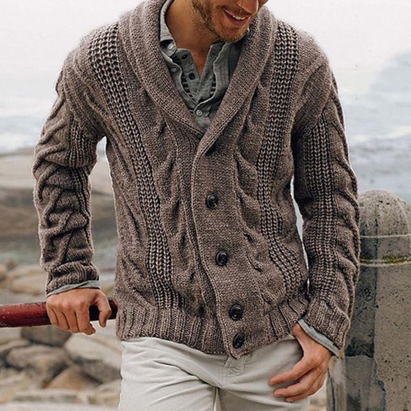 2021 new mens vintage cardigan winter male europe style knitted sweater warm single buttons overcoat for men ve21, White;black
2021 new mens vintage cardigan winter male europe style knitted sweater warm single buttons overcoat for men ve21, White;black