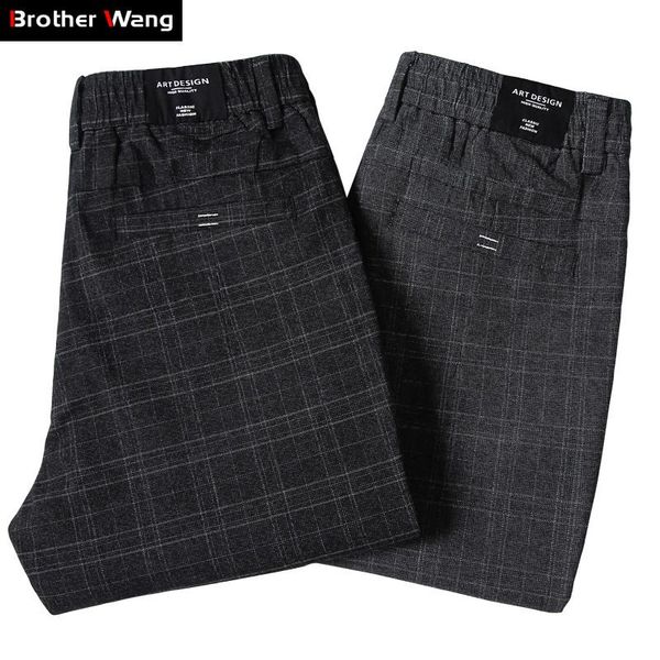 men's pants 2021 casual plaid business slim fit dark grey classic style elastic trousers male brand clothes, Black
men's pants 2021 casual plaid business slim fit dark grey classic style elastic trousers male brand clothes, Black