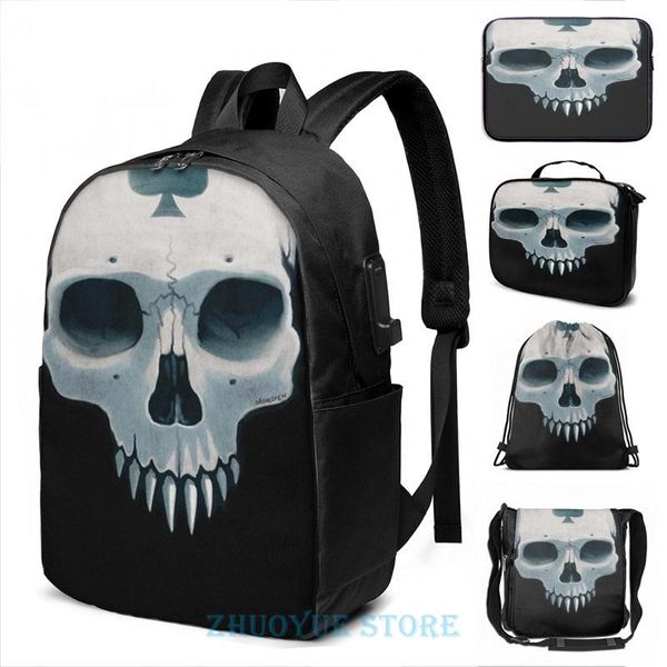 backpack funny graphic print vampire skull, ace of spades usb charge men school bags women cosmetic bag travel laptop
backpack funny graphic print vampire skull, ace of spades usb charge men school bags women cosmetic bag travel laptop