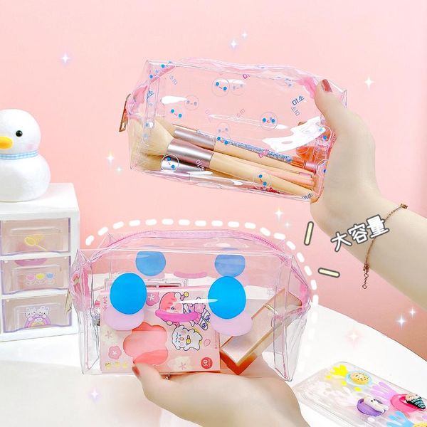 storage bags bentoy milkjoy student cartoon jelly transparent fashion cosmetics stationery portable bag
storage bags bentoy milkjoy student cartoon jelly transparent fashion cosmetics stationery portable bag