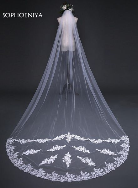 bridal veils fashion 3 meter ivory wedding veil lace accessories velo de novia bride 2021 voile mariee sluier veu noiva, Black
bridal veils fashion 3 meter ivory wedding veil lace accessories velo de novia bride 2021 voile mariee sluier veu noiva, Black