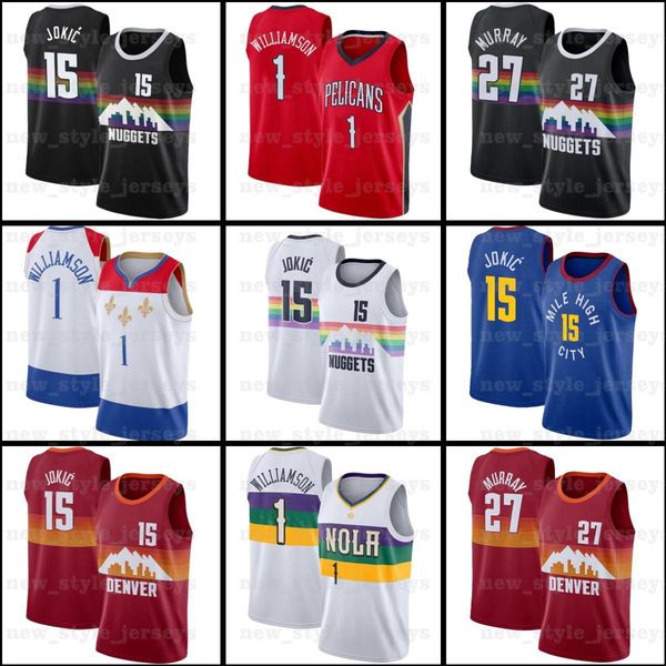 ncaa duke 1 zion 15 nikola williamson murray jokic 27 jamal z2 denver nuggets new orleans pelicans men basketball jerseys, Black;red
ncaa duke 1 zion 15 nikola williamson murray jokic 27 jamal z2 denver nuggets new orleans pelicans men basketball jerseys, Black;red