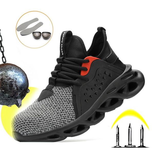 boots ultra lightweight men safety shoes steel toe work for breathable boot puncture-proof comfortable sneaker, Black
boots ultra lightweight men safety shoes steel toe work for breathable boot puncture-proof comfortable sneaker, Black