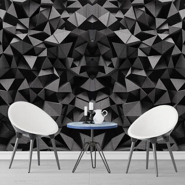 wallpapers dropship custom mural wallpaper 3d stereo geometry black cloth pattern wall painting tv bedroom creative art background
wallpapers dropship custom mural wallpaper 3d stereo geometry black cloth pattern wall painting tv bedroom creative art background