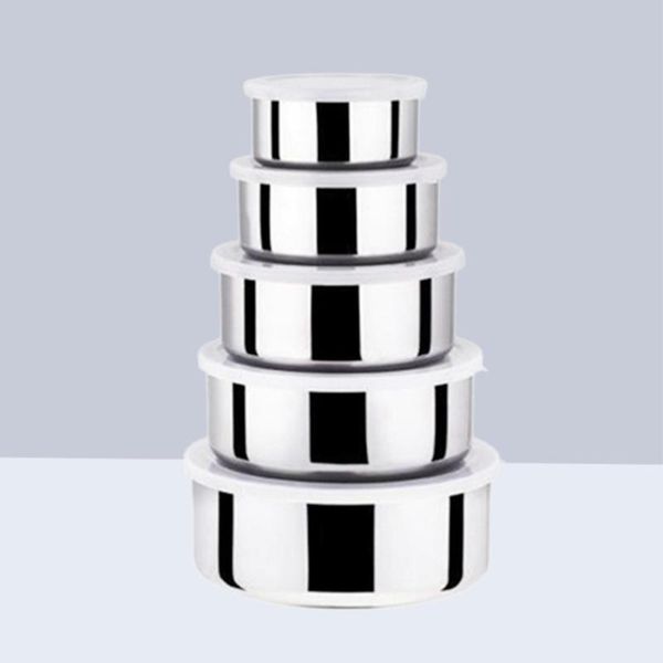storage bottles & jars set of 5 nesting stainless steel containers stackable space-saving box with clear leak-proof plastic lids for ca
storage bottles & jars set of 5 nesting stainless steel containers stackable space-saving box with clear leak-proof plastic lids for ca