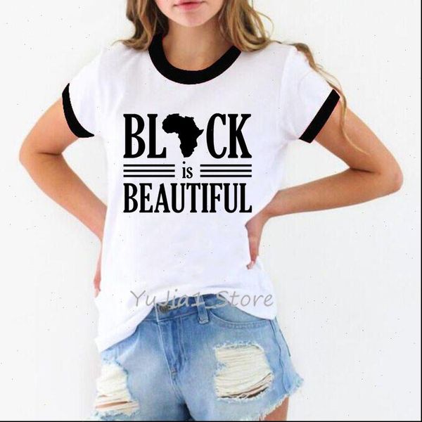 black is beautiful funny graphic tees women african american black girl magic t shirt femme melanin queen t shirt summer top, White
black is beautiful funny graphic tees women african american black girl magic t shirt femme melanin queen t shirt summer top, White
