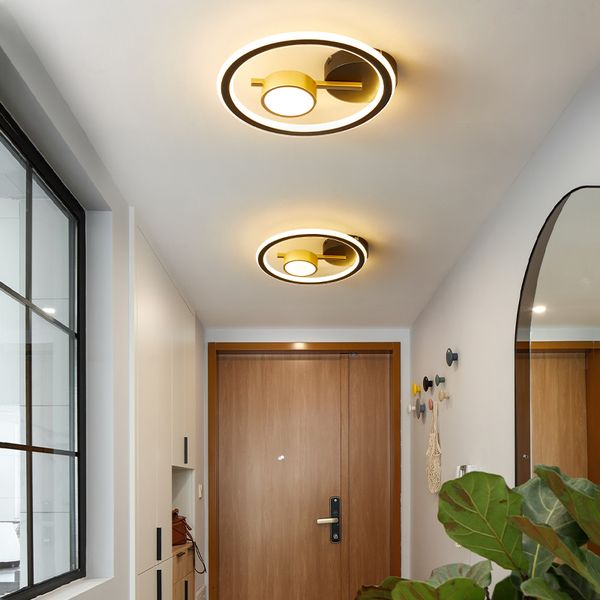 moderno led round ceiling lamp simplicity black metal gold corridor light porch decoration for home lamps 6nr6
moderno led round ceiling lamp simplicity black metal gold corridor light porch decoration for home lamps 6nr6
