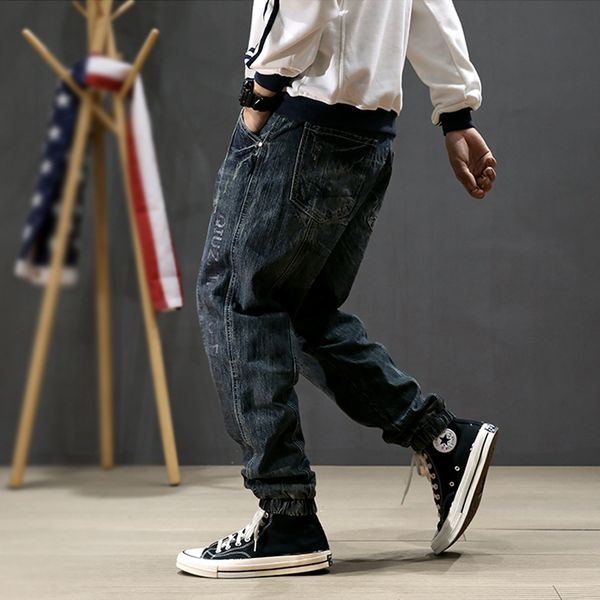 designer fashion japanese vintage ripped harem men cargo pants retro blue loose fit hip hop joggers jeans qjya
designer fashion japanese vintage ripped harem men cargo pants retro blue loose fit hip hop joggers jeans qjya