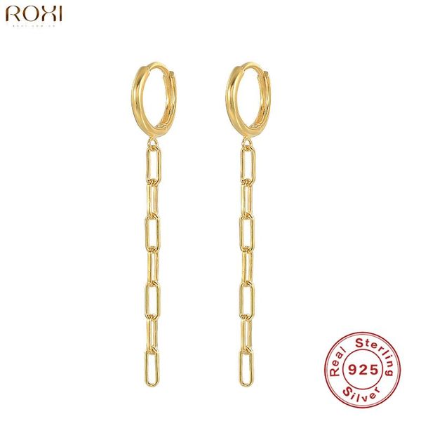 hoop & huggie roxi paper clip chain tassel earrings for women pendientes plata 925 circle hip hop fine jewelry, Golden;silver
hoop & huggie roxi paper clip chain tassel earrings for women pendientes plata 925 circle hip hop fine jewelry, Golden;silver
