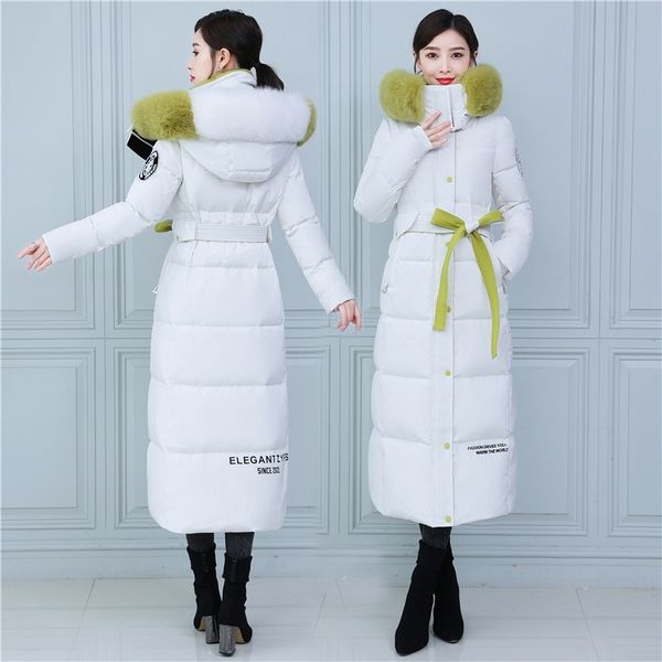 2021 super long down jacket women's knee to ankle korean thickened white duck winter coat women, Black
2021 super long down jacket women's knee to ankle korean thickened white duck winter coat women, Black