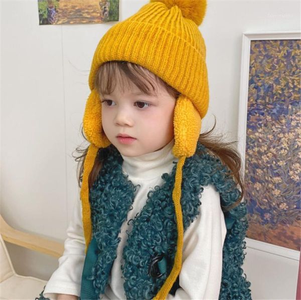 caps & hats kids casual cute woolen knitted solid color autumn winter warm ear protection earmuffs beanie for baby girls boys1, Yellow
caps & hats kids casual cute woolen knitted solid color autumn winter warm ear protection earmuffs beanie for baby girls boys1, Yellow