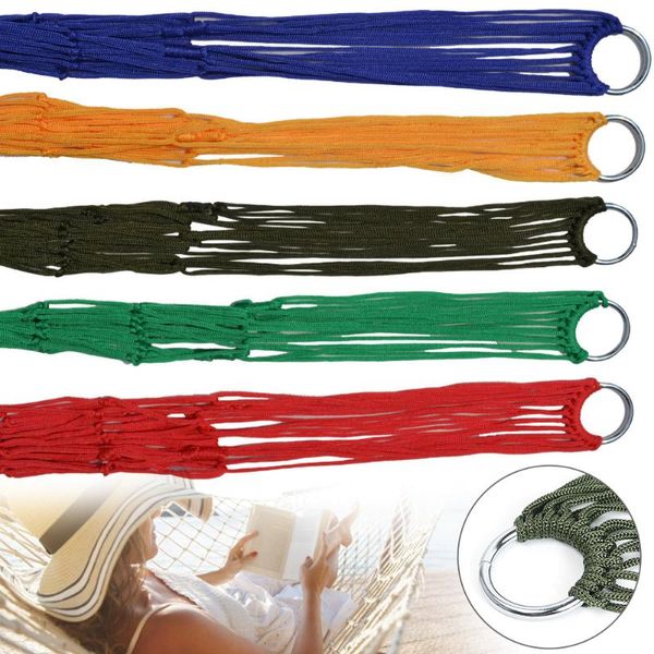 camp furniture 100% brand nylon portable mesh sturdy hammock hanging sleeping bed swing apply to outdoor beach travel camping
camp furniture 100% brand nylon portable mesh sturdy hammock hanging sleeping bed swing apply to outdoor beach travel camping