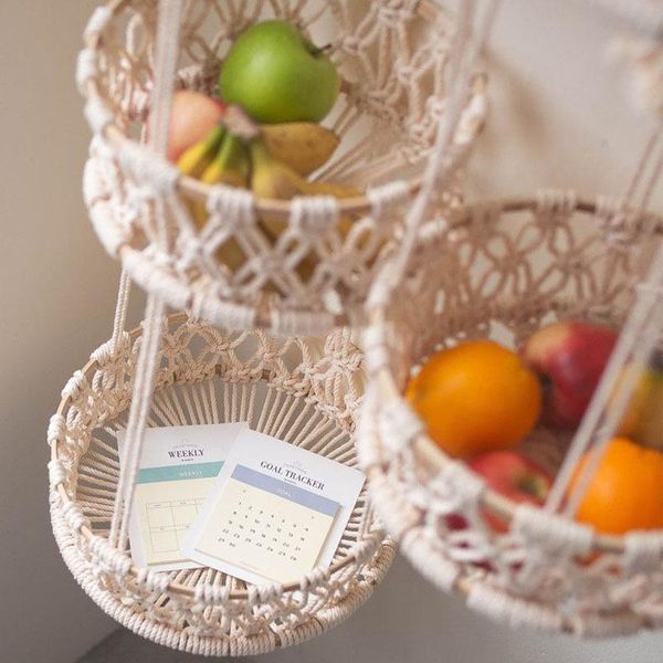 storage baskets boho home decor basket three-layer fruit and vegetable cotton rope woven plant pot organizador
storage baskets boho home decor basket three-layer fruit and vegetable cotton rope woven plant pot organizador