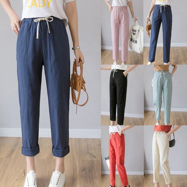 women's pants & capris 38#women's high waist cotton linen trousers loose casual thin wide leg cropped spring summer solid color, Black;white
women's pants & capris 38#women's high waist cotton linen trousers loose casual thin wide leg cropped spring summer solid color, Black;white