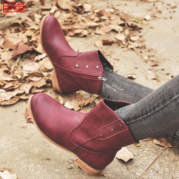 boots spring/autumn 2021 women ankle riding, equestrian square heel fashion flats shoes woman plus size 43 for, Black
boots spring/autumn 2021 women ankle riding, equestrian square heel fashion flats shoes woman plus size 43 for, Black