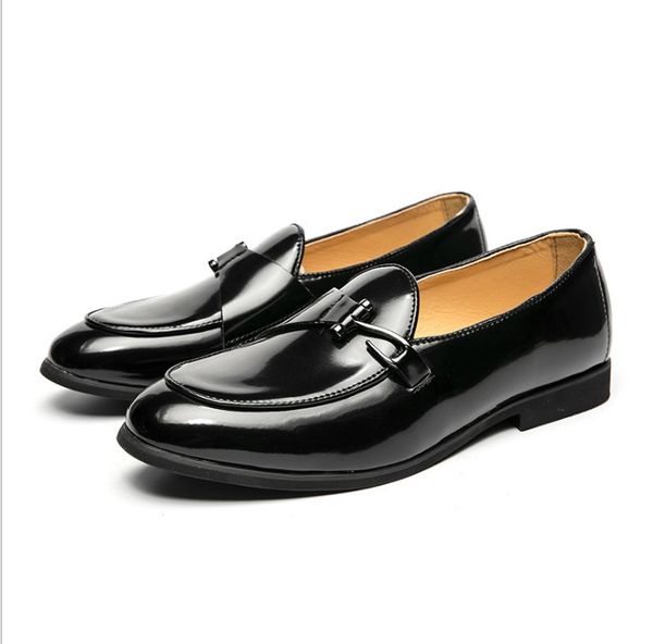 luxury mens dress shoes loafers business formal wedding dresses zapatos de hombre vestir designer shoe 38-48, Black
luxury mens dress shoes loafers business formal wedding dresses zapatos de hombre vestir designer shoe 38-48, Black