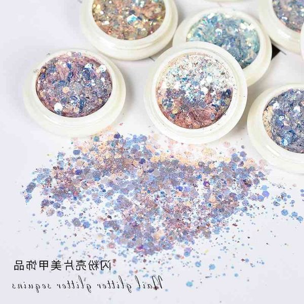 pupil net red goblin's manicure sequin new gradual change powder size mixed ptherapy crystal extension ornament, Silver;gold
pupil net red goblin's manicure sequin new gradual change powder size mixed ptherapy crystal extension ornament, Silver;gold