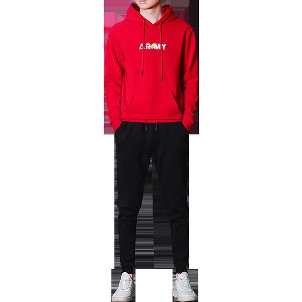 men's tracksuits fashion korean style man hoodies soft casual simple letter print polyester 2 piece set design chandal hombre men cloth, Gray
men's tracksuits fashion korean style man hoodies soft casual simple letter print polyester 2 piece set design chandal hombre men cloth, Gray