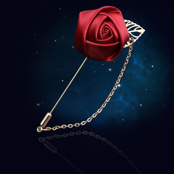 pins, brooches 2021 corsage collar flowers long needle with chain handmade lapel pin brooch fashion male suits gold leaves roses, Gray
pins, brooches 2021 corsage collar flowers long needle with chain handmade lapel pin brooch fashion male suits gold leaves roses, Gray