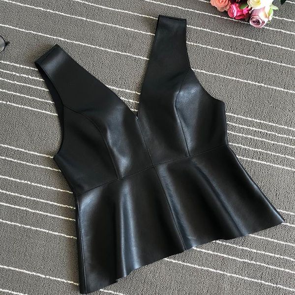 women's leather & faux 2021 spring womens sheepskin vest zipper elegant vintage black sleeveless fashion slim outerwear
women's leather & faux 2021 spring womens sheepskin vest zipper elegant vintage black sleeveless fashion slim outerwear