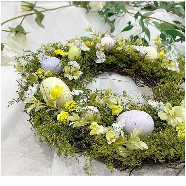 1set easter wreath with eggs happy easter party decoration for home craft festival party deco 40cm home door hangin jllnit
1set easter wreath with eggs happy easter party decoration for home craft festival party deco 40cm home door hangin jllnit
