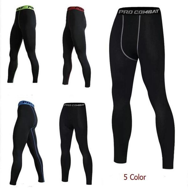 running pants men's compression gym skin tight sport fit bodybuilding workout fitness trousers, Black;blue
running pants men's compression gym skin tight sport fit bodybuilding workout fitness trousers, Black;blue