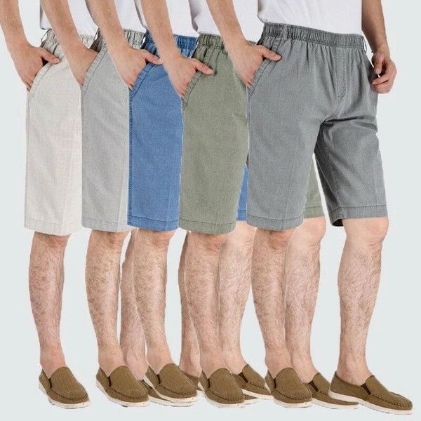 men's shorts 2021casual summer breeches men's waist linen 7 pants short for male loose straight tube large size cargo, White;black
men's shorts 2021casual summer breeches men's waist linen 7 pants short for male loose straight tube large size cargo, White;black