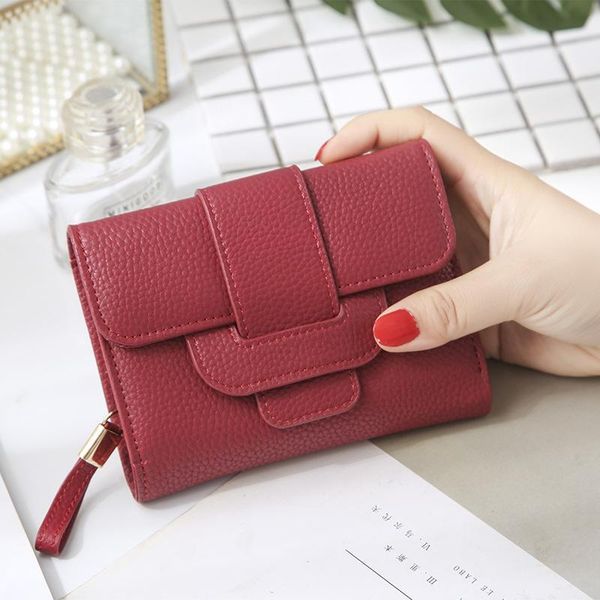 wallets 2021 ladies short wallet fashion multifunctional litchi pattern tri-fold student large capacity love coin purse, Red;black
wallets 2021 ladies short wallet fashion multifunctional litchi pattern tri-fold student large capacity love coin purse, Red;black