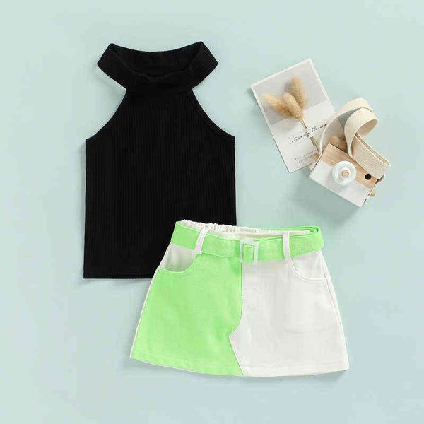 girl's two-piece suit, toddler kid girl sleeveless high neck ribbed + button decoration shorts g220217, White
girl's two-piece suit, toddler kid girl sleeveless high neck ribbed + button decoration shorts g220217, White