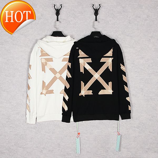 badge new off classic round zipper hoodie for men and women in early autumn 2021, Black
badge new off classic round zipper hoodie for men and women in early autumn 2021, Black