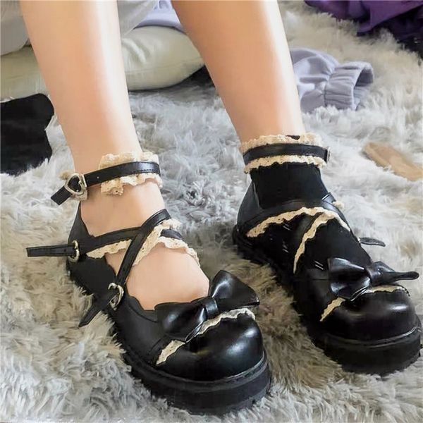 japanese college students round toe buckle belts bow lolita jk commuter uniform lovelive plutonium leather shoes three colors eidi, Black
japanese college students round toe buckle belts bow lolita jk commuter uniform lovelive plutonium leather shoes three colors eidi, Black
