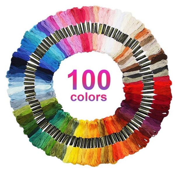 yarn 100 colors cross stitch threads cotton sewing skeins embroidery thread floss skein kit diy tools craft accessories, Black;white
yarn 100 colors cross stitch threads cotton sewing skeins embroidery thread floss skein kit diy tools craft accessories, Black;white