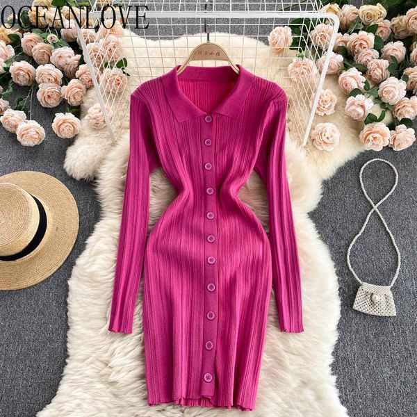 casual dresses oceanlove 2021 vestidos solid single breasted knitting autumn winter bodycon women korean vintage mini dress, Black;gray
casual dresses oceanlove 2021 vestidos solid single breasted knitting autumn winter bodycon women korean vintage mini dress, Black;gray