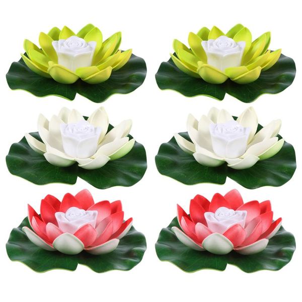 night lights osaladi 6pcs water floating lotus light romantic flower shaped pool with batterie
night lights osaladi 6pcs water floating lotus light romantic flower shaped pool with batterie