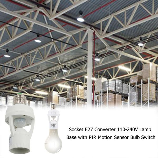 lamp holders & bases socket e27 converter 110-240v base with pir motion sensor automatic detection of human body induction controllight bulb
lamp holders & bases socket e27 converter 110-240v base with pir motion sensor automatic detection of human body induction controllight bulb