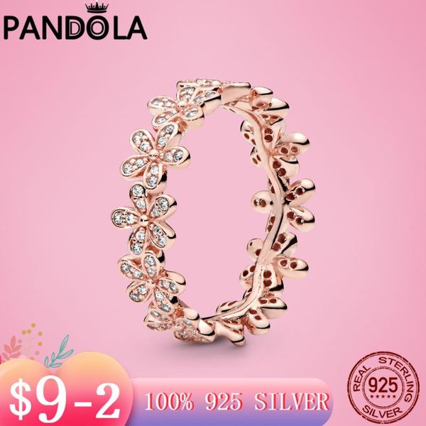 cluster rings sale real 925 sterling silver & rose gold color daisy flower ring for women original brand jewelry gift, Golden;silver
cluster rings sale real 925 sterling silver & rose gold color daisy flower ring for women original brand jewelry gift, Golden;silver