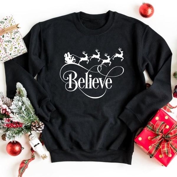 women's hoodies & sweatshirts believe santa christmas sweatshirt cute women graphic holiday gift pullovers winter long sleeve jumper, Black
women's hoodies & sweatshirts believe santa christmas sweatshirt cute women graphic holiday gift pullovers winter long sleeve jumper, Black