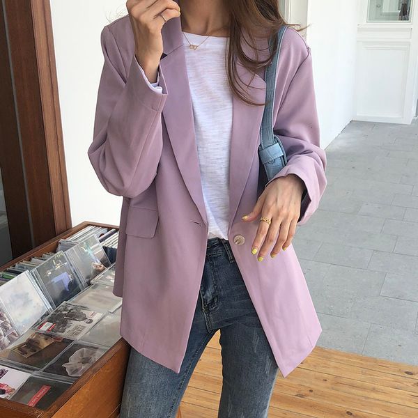 2021 ol work wear vintage oversized blazer women new autumn winter elegant chic solid loose suit jacket female blazers s0th, White;black
2021 ol work wear vintage oversized blazer women new autumn winter elegant chic solid loose suit jacket female blazers s0th, White;black