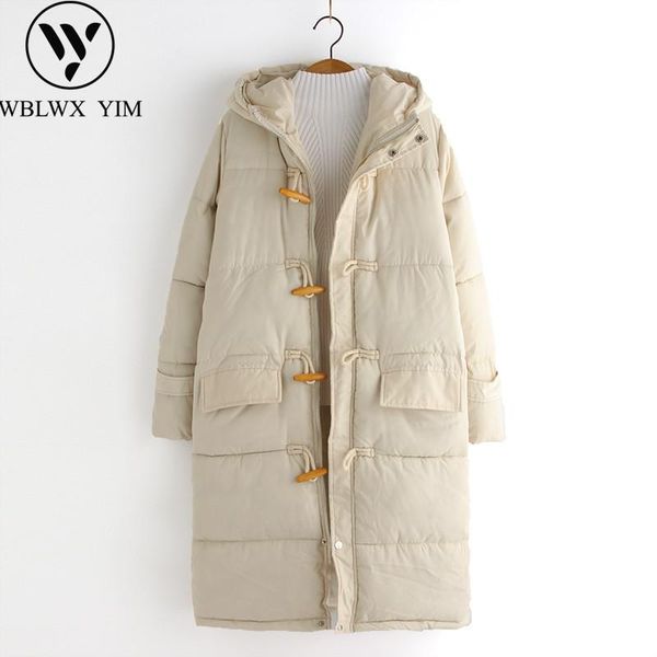 women's down & parkas 100% cotton coat winter jacket women fashion horn buckle padded coats loose hodded parka female thick warm long o, Black
women's down & parkas 100% cotton coat winter jacket women fashion horn buckle padded coats loose hodded parka female thick warm long o, Black