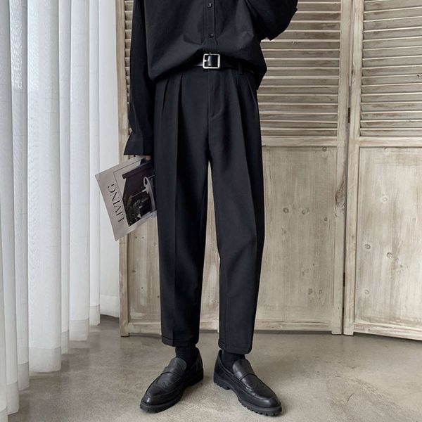 dark series dk uniform small trousers men's korean fashion loose drop sense nine point straight casual pants, Black
dark series dk uniform small trousers men's korean fashion loose drop sense nine point straight casual pants, Black