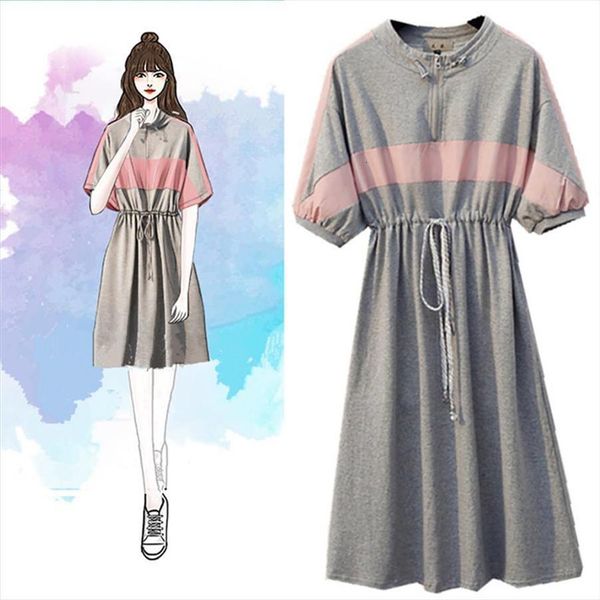 summer o neck short sleeve women dress solid color hem pleated vestidos dropshipping, Black;gray
summer o neck short sleeve women dress solid color hem pleated vestidos dropshipping, Black;gray