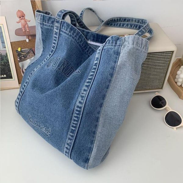 evening bags fashion cowboy large capacity lady trending shopping personality foldable denim beach tote bag girl simple school books
evening bags fashion cowboy large capacity lady trending shopping personality foldable denim beach tote bag girl simple school books