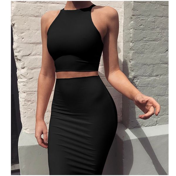 crop and skirt two pieces dress set yellow club summer outfit clothes for women matching sets 201102, Black;gray
crop and skirt two pieces dress set yellow club summer outfit clothes for women matching sets 201102, Black;gray