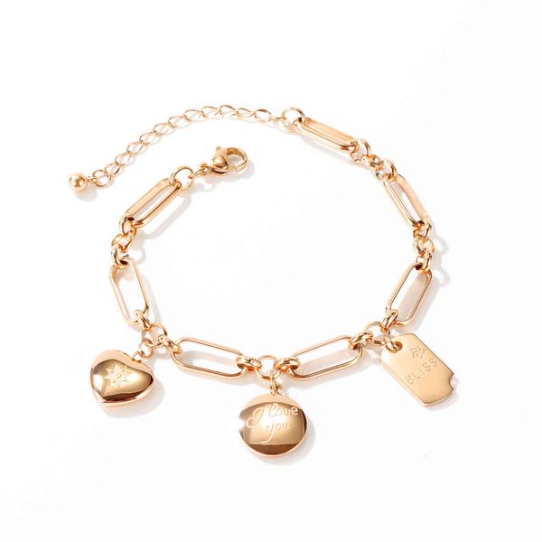 hand catenary simple style love square brand titanium steel bracelet women's niche design cool korean personality trendsetter jewelry, Golden;silver
hand catenary simple style love square brand titanium steel bracelet women's niche design cool korean personality trendsetter jewelry, Golden;silver