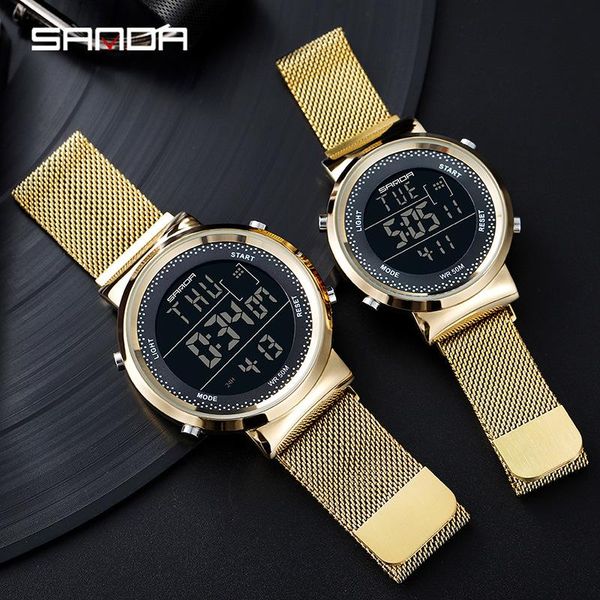 wristwatches fashion couple watches lovers waterproof stainless steel strap gift clock digital relogio feminino, Slivery;brown
wristwatches fashion couple watches lovers waterproof stainless steel strap gift clock digital relogio feminino, Slivery;brown