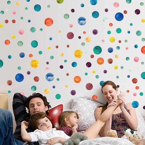 80pcs/set colorful polka dots circle wall stickers for kids rooms home decor wall decal diy pvc baby nursery dots sticker mural
80pcs/set colorful polka dots circle wall stickers for kids rooms home decor wall decal diy pvc baby nursery dots sticker mural