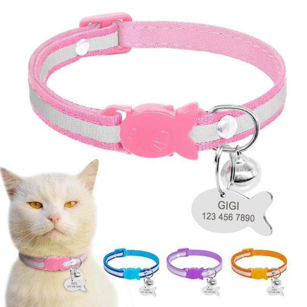 cat collars & leads reflective nylon collar personalized safety breakaway engraved kitten with fish idtag xs
cat collars & leads reflective nylon collar personalized safety breakaway engraved kitten with fish idtag xs