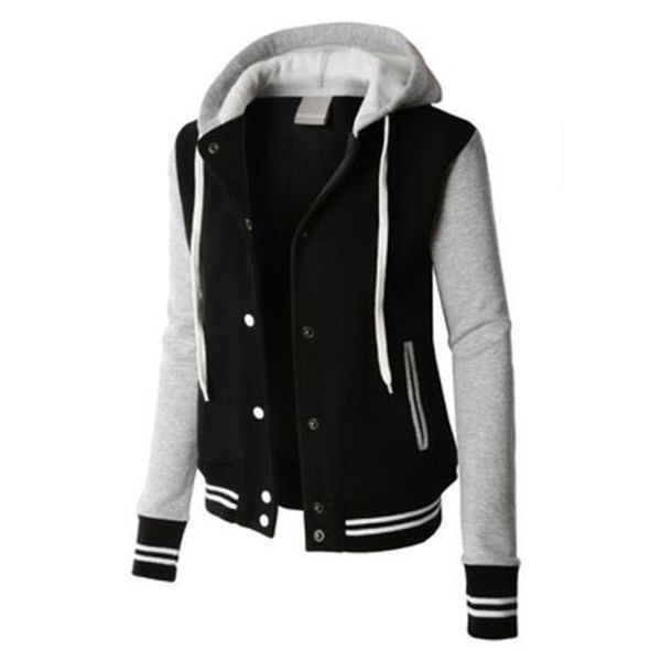 zogaa spring fashion women's color block hoodies hooded long-sleeved outwear sweatshirt baseball hooded jacket y200610, Black
zogaa spring fashion women's color block hoodies hooded long-sleeved outwear sweatshirt baseball hooded jacket y200610, Black